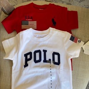 2 Polo Ralph Lauren baby tshirts